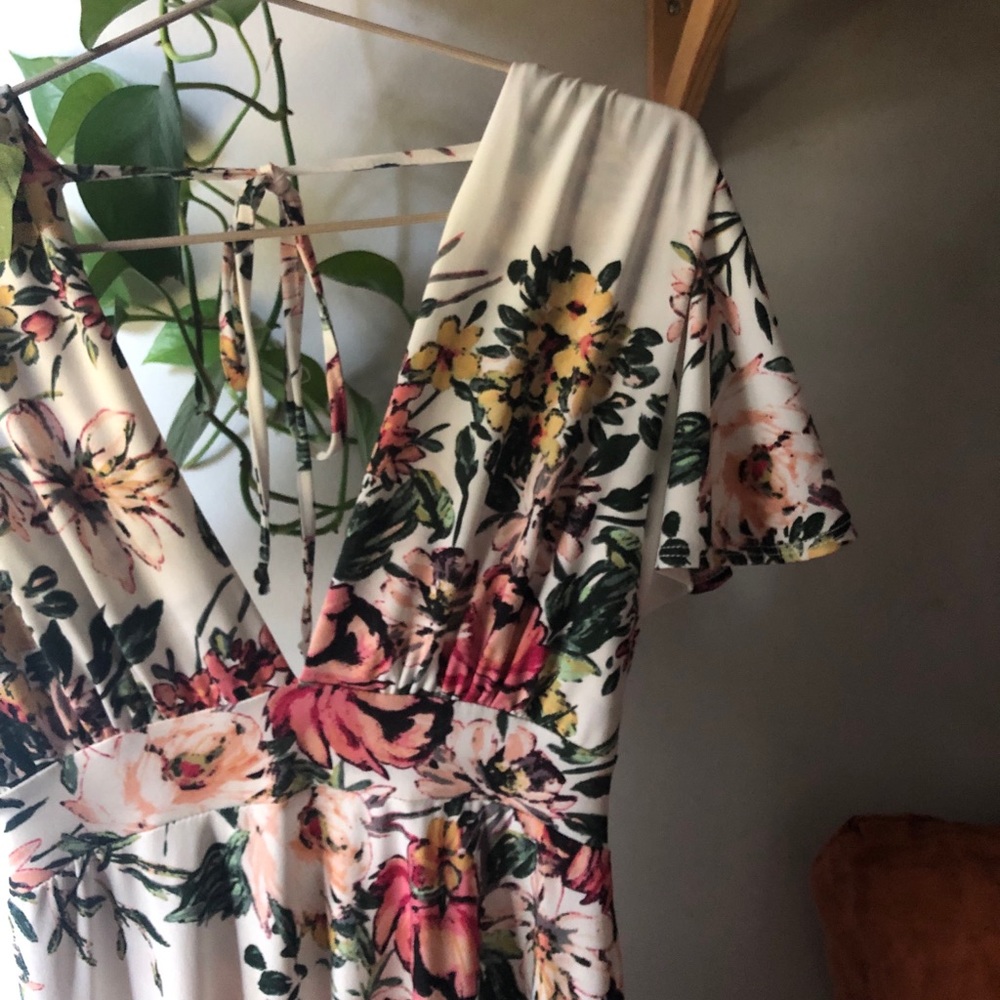 Open Back Maxi Dress